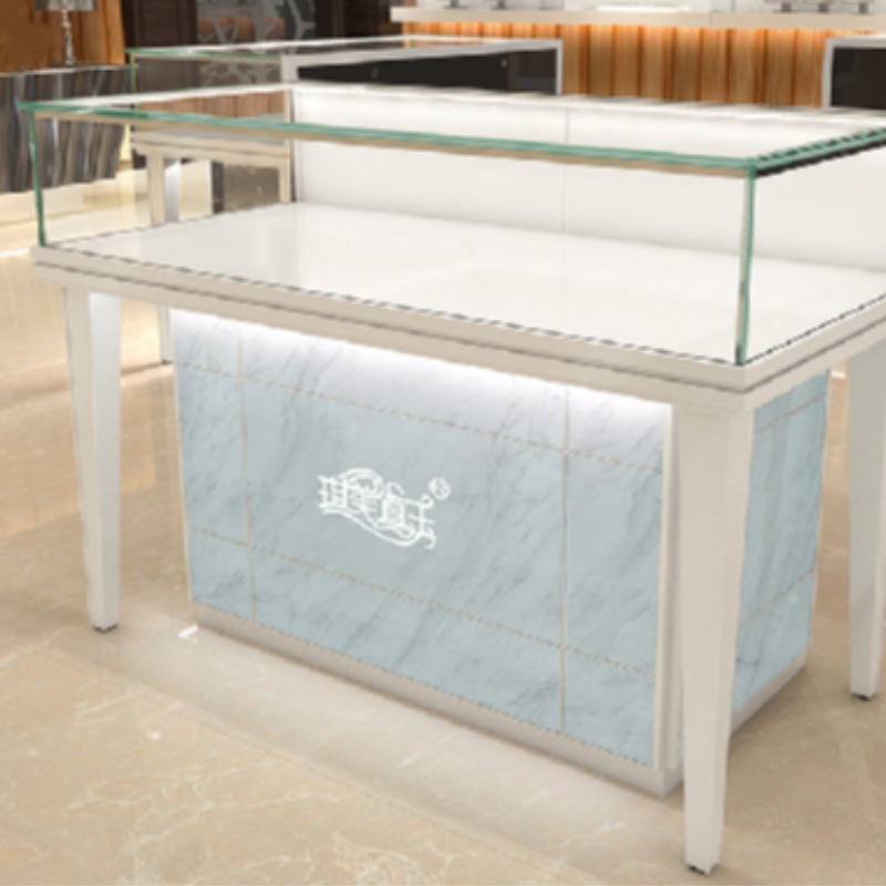 Watch, jewelry glass display cabinet